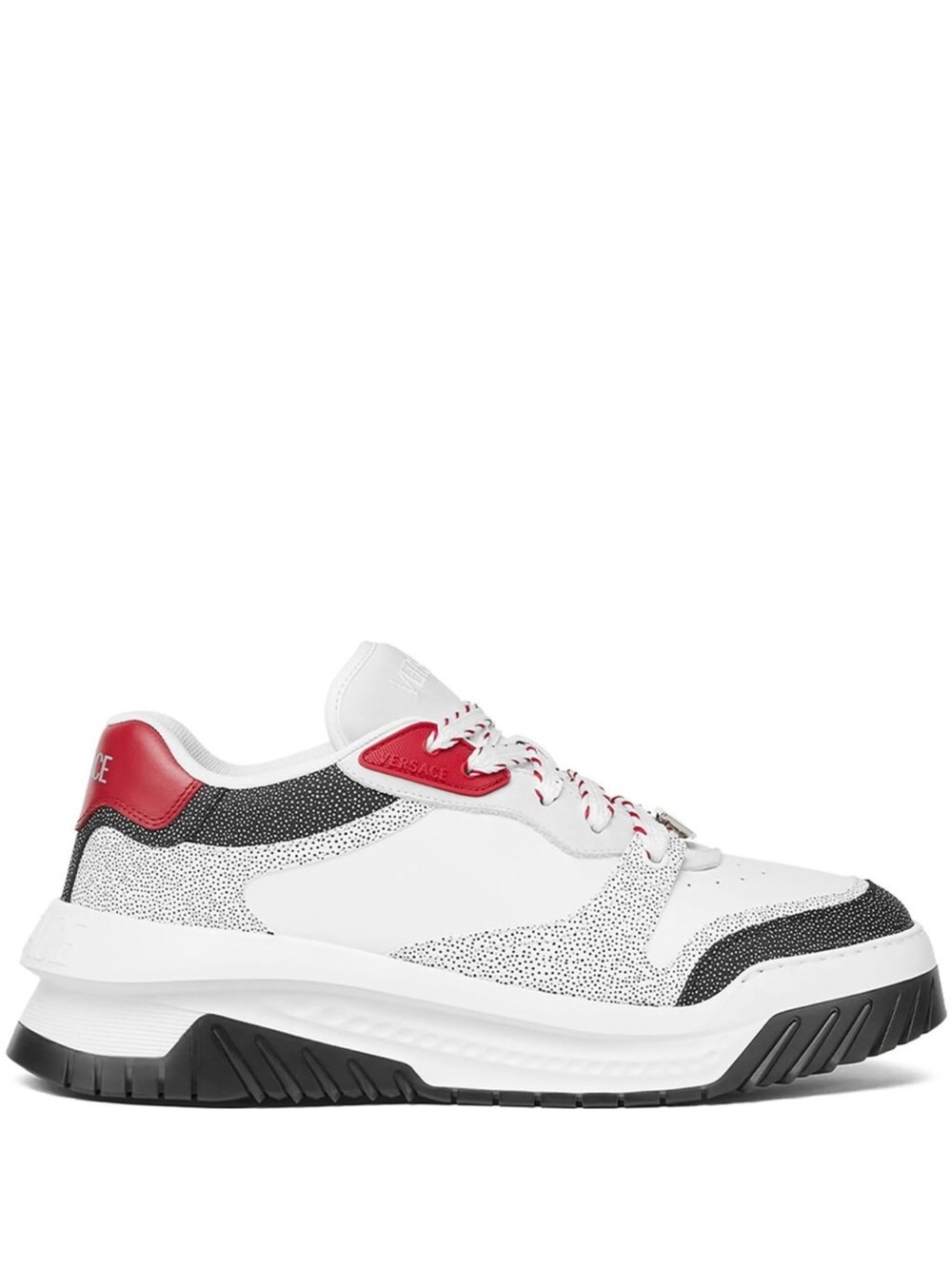 Versace Sneaker Vitello +
Tessuto Odessa Leather Sneakers-